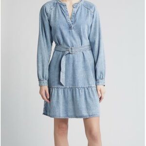 Rails Light Blue Long Sleeve Dress - NWOT